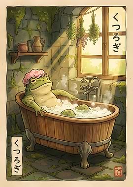 Frog in Bathtub
