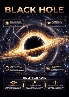 Black Hole Infographic: The Ultimate Abyss