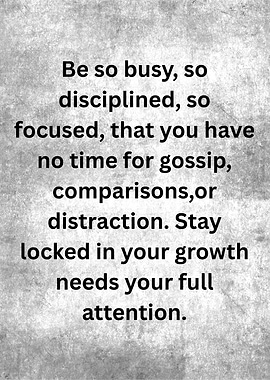 Motivational Quote on Textured Background