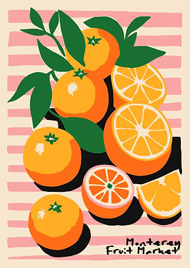 Monterey Fruit Market Still Life