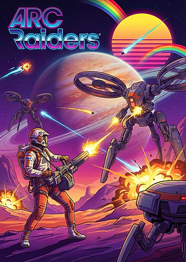 Arc Raiders: Sci-Fi Battle Scene