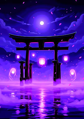 Purple Torii Gate