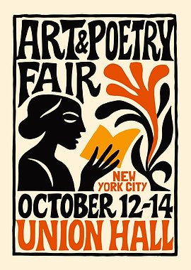 Art & Poetry Fair Poster