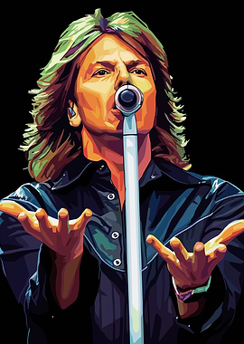 Joey Tempest Portrait Digital Art
