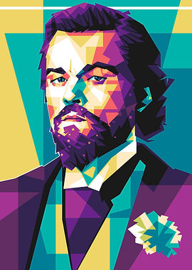 Leonardo DiCaprio Pop Art Portrait