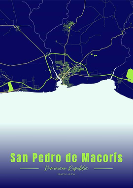 San Pedro de Macorís Map