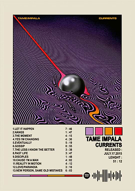 Tame Impala - Currents Album Cover