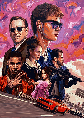 Baby Driver Movie Poster Art
