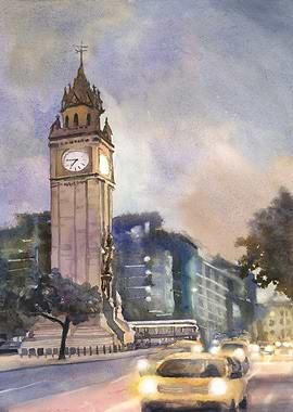 Belfast Northern Ireland Cityscape Art