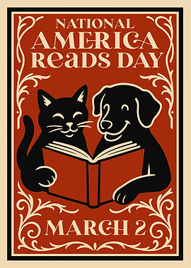 National America Reads Day Poster