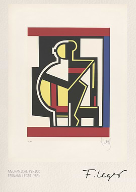 Fernand Leger Mechanical Period Art Print
