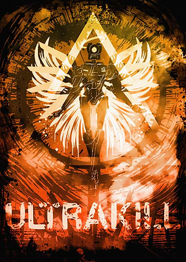 ULTRAKILL V1 Robot Angelic Poster
