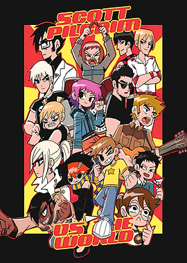 Scott Pilgrim vs. The World Illustration