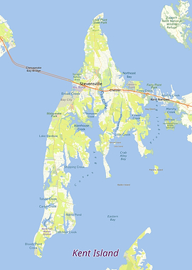 Kent Island Map