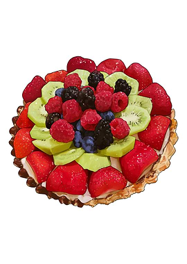 Delicious Fruit Tart Illustration
