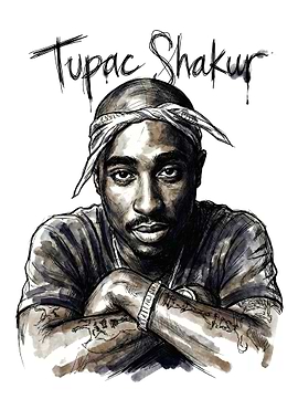 Tupac Shakur Portrait