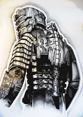 Dead Space Isaac Clarke Illustration