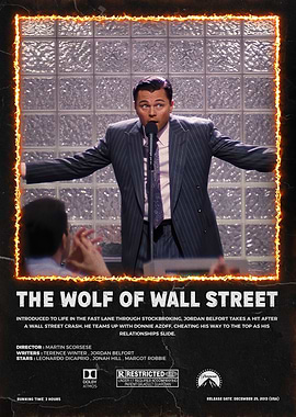 The Wolf of Wall Street Movie Poster