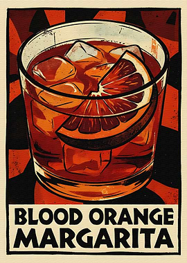 Blood Orange Margarita Cocktail