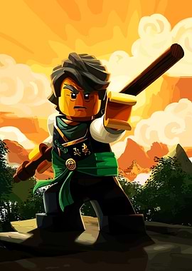 Lego Ninjago Lloyd with Bo Staff