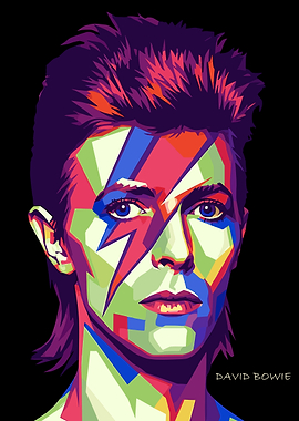David Bowie Pop Art Portrait