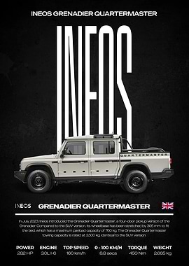 Ineos Grenadier Quartermaster Pickup Truck