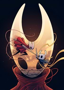 Hollow Knight Duel Illustration