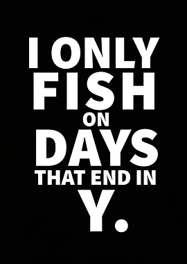 I Only Fish on Days Ending in Y