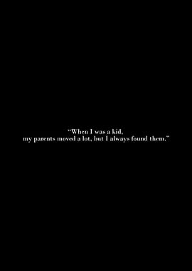 Dark background with quote about parents