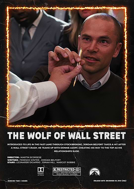 The Wolf of Wall Street Movie Poster