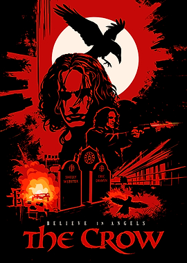 The Crow Movie Poster Art