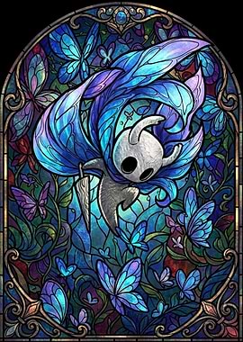 Hollow Knight Stained Glass Art