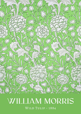 William Morris Wild Tulip Meadow - 1884