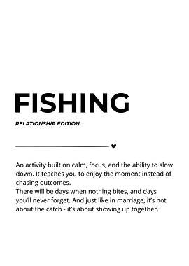 Fishing Relationship Edition | Funny Wedding Gift for Couples