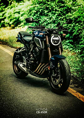 Honda CB 650R Motorcycle Poster