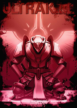 Ultrakill Warrior in Red