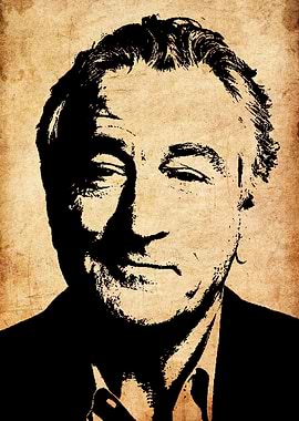 Robert De Niro Portrait Art