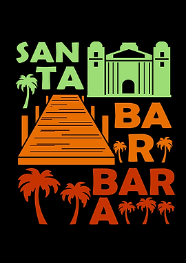 Santa Barbara California Souvenir