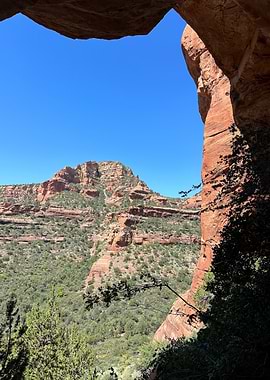 Sedona Arizona Landscape from Cave View