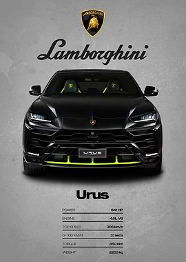 Lamborghini Urus Front View