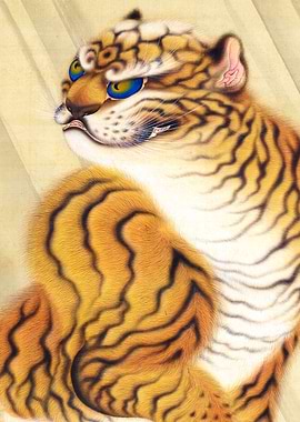 Tiger Japanese Ukiyo-e Painting