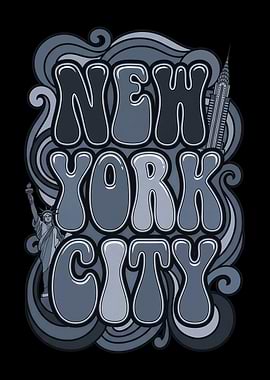 New York City Typography Art