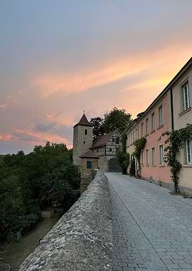 Rothenburg ob der Tauber at Sunset
