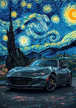 Mazda Mx5 Miata Starry Night