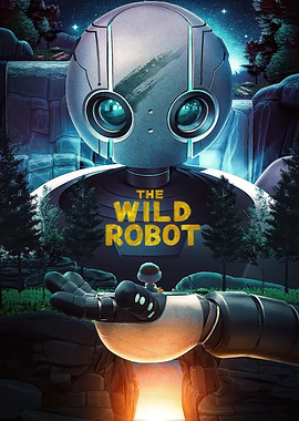 The Wild Robot: Animated Movie Poster
