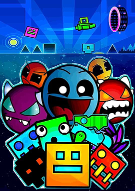 Geometry Dash characters and gameplay