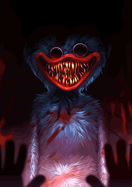 Creepy Huggy Wuggy Digital Art