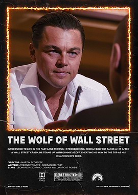 The Wolf of Wall Street Movie Poster