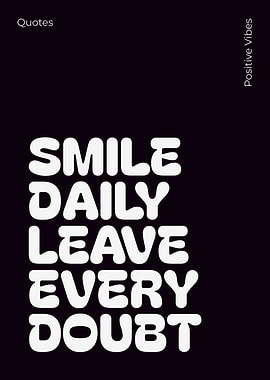 Inspirational Quote: Smile Daily