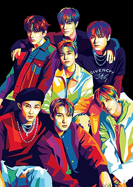 NCT Dream Pop Art Portrait